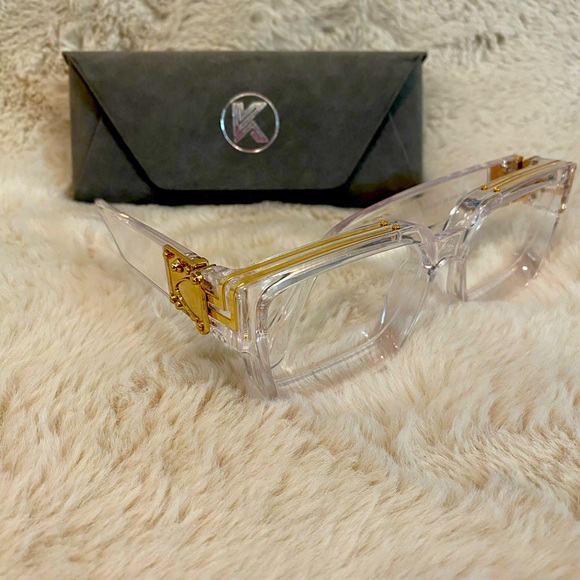 VLook Glasses Frames -Clear/Gold - Picture 1 of 3